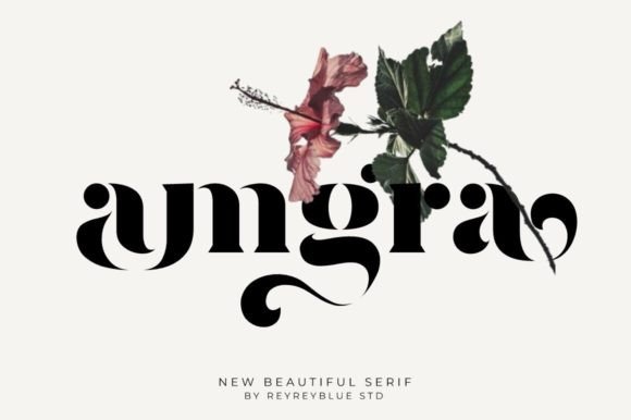 Amgra: A Modern and Luxurious Stencil Font for Designers