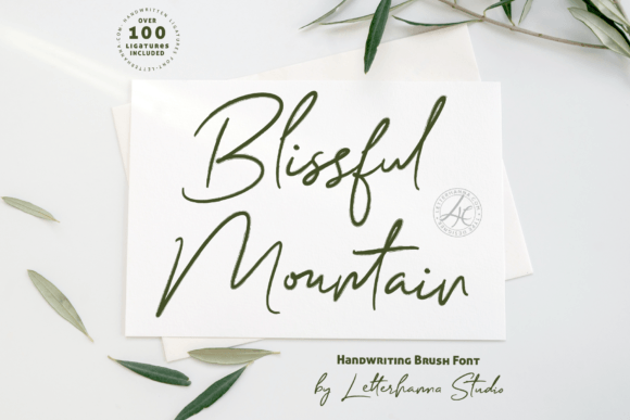Blissful Mountain: A Font for Serenity and Style