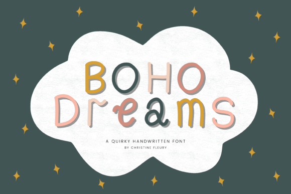 Boho Dreams: A Unique Handwritten Font for Creative Projects