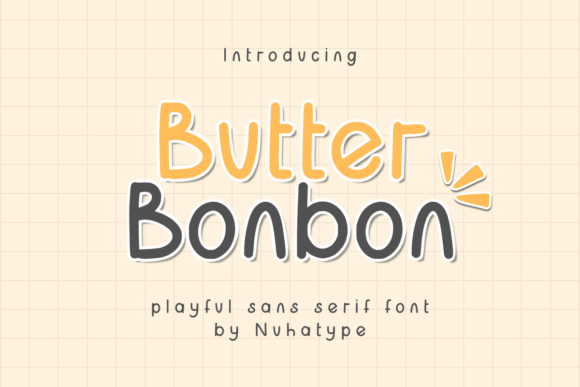 Butter Bonbon: A Minimalist Font for Artistic Expression