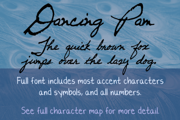 Dancing Pam: A Unique Script Font for Creative Expression