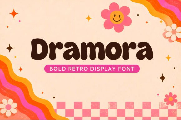 Dramora: A Bold, Rounded Display Font for Eye-Catching Design