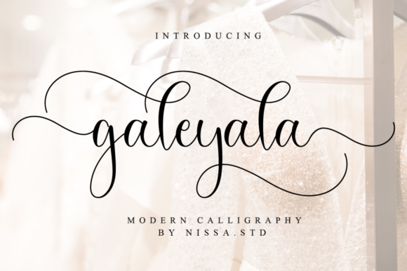 Galeyala: A Handwritten Font for Elegant Design
