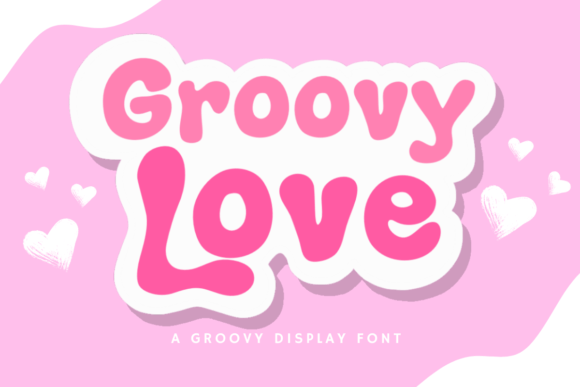 Groovy Love: A Stylish Font for Every Creative Need