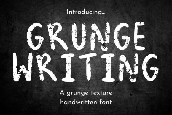 Grunge Writing: A Distressed Font for Creative Expression