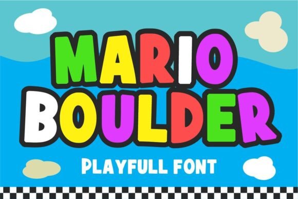 Mario Boulder: A Friendly Font for Every Project