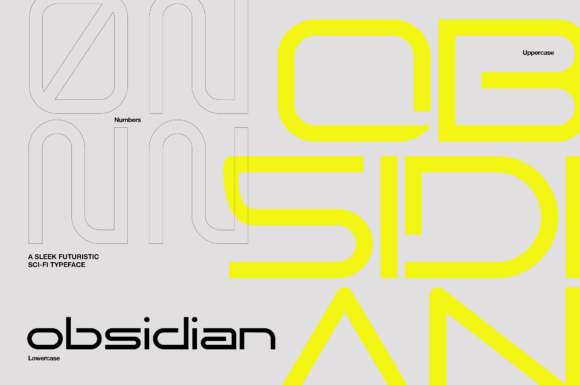 Obsidian: The Futuristic Font for Modern Design