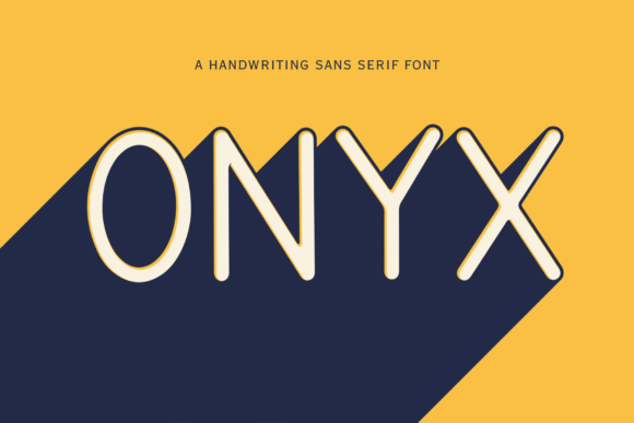 Onyx: A Bold Choice for Modern Typography