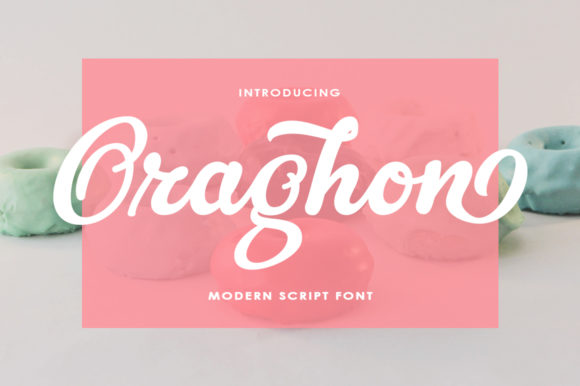 Oraghon: A Brushed Beauty in Typography
