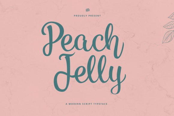 Peach Jelly: A Delicate Script Font with a Deluxe Touch