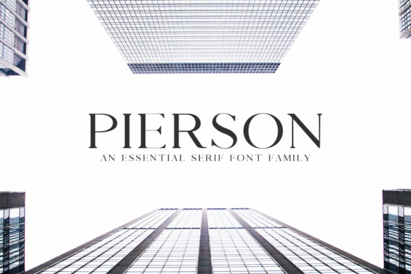 Pierson an Essensial Family: A Timeless Serif Font for Creative Excellence