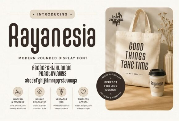Rayanesia: A Modern Font for Timeless Design