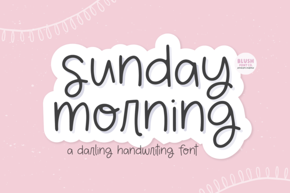 Sunday Morning: A Handwritten Font for Creative Expression