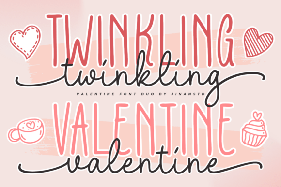 Twinkling Valentine Duo: A Love Letter in Every Character