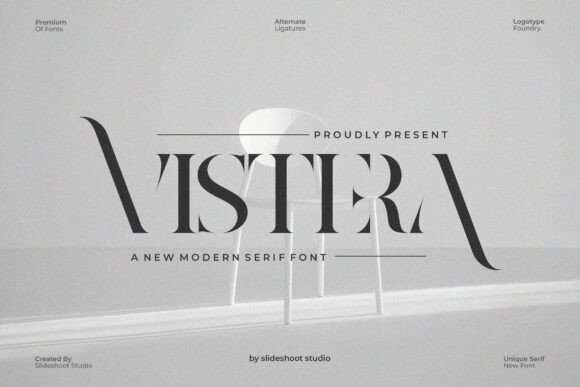 Vistera: A Modern Serif Font for Elegant Design